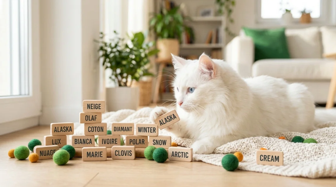 Noms pour un chat blanc
