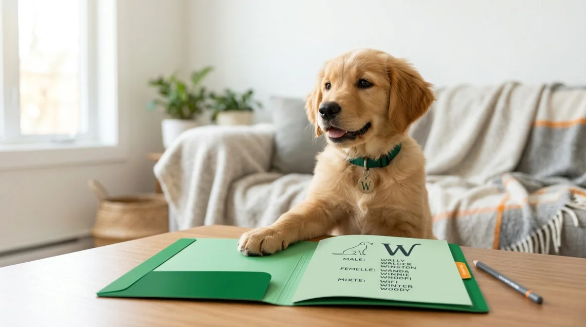 Noms de chien en W