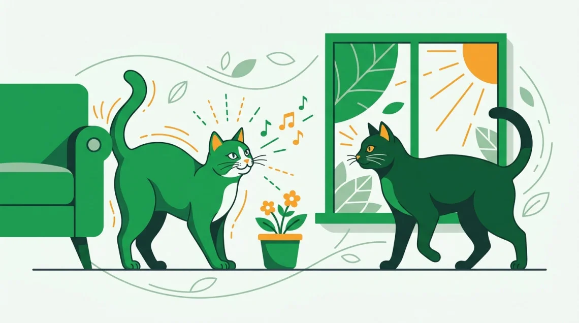 Chatte en chaleur
