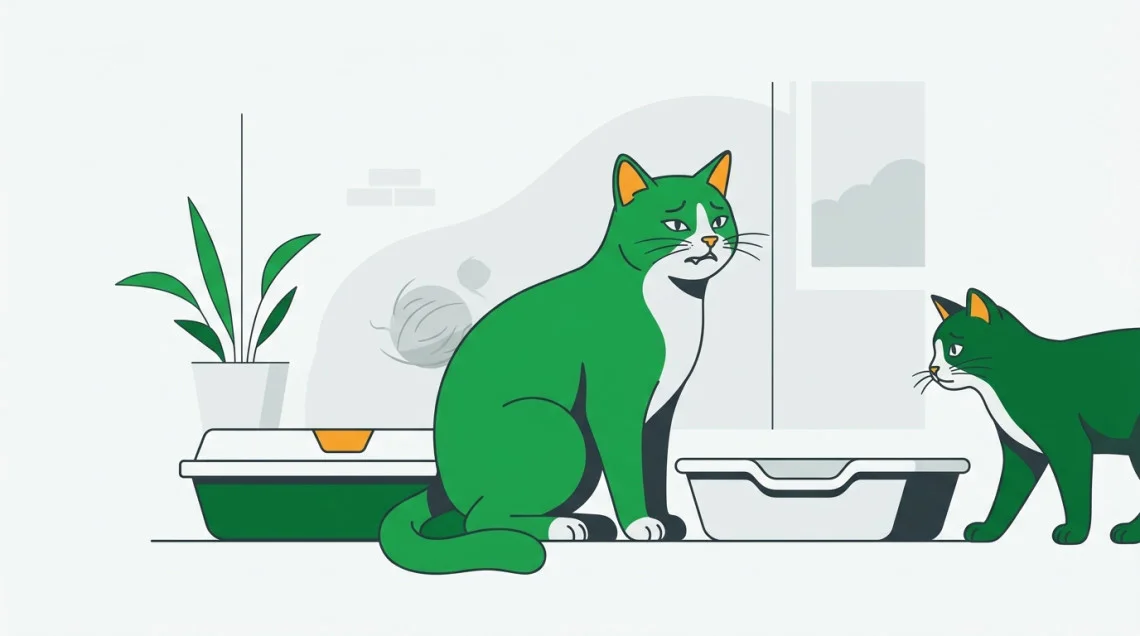 La constipation chez le chat