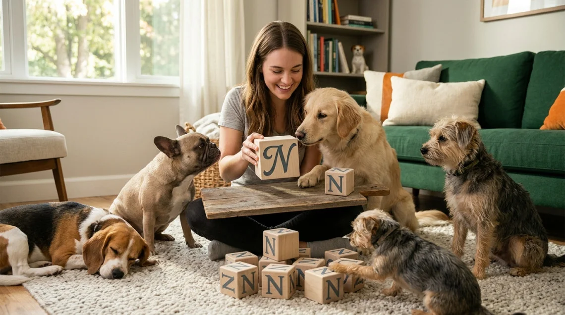 Noms de chien en N