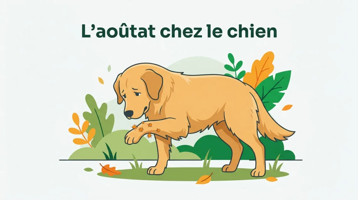 L'aoûtat chez le chien