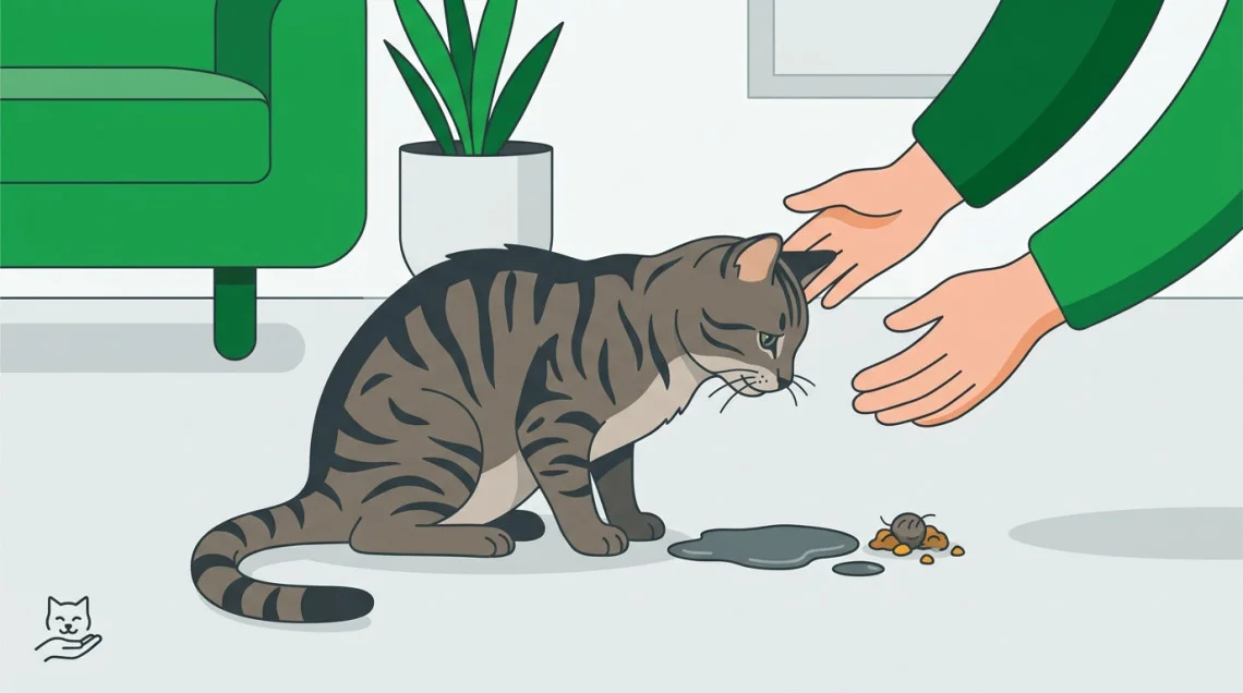 Vomissement chez le chat