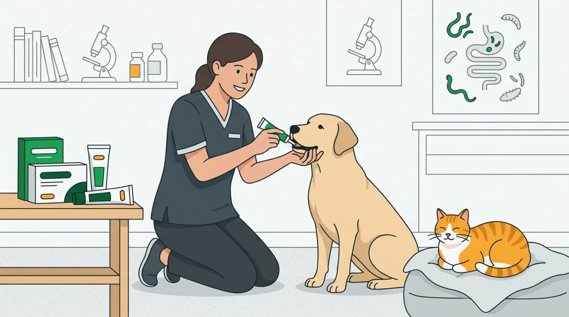 Le vermifuge chez le chien