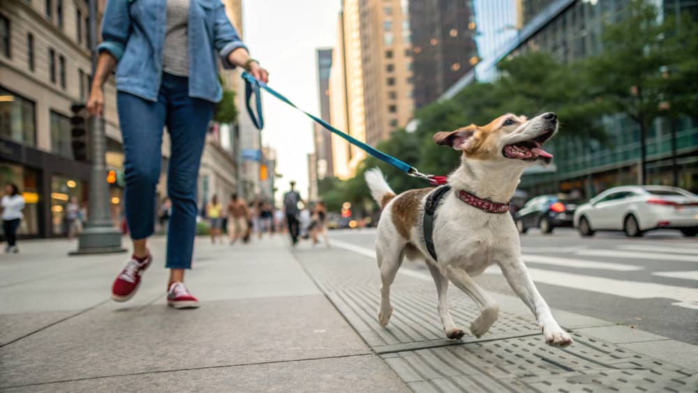 Mon chien tire sur sa laisse : comment l'en empêcher ?